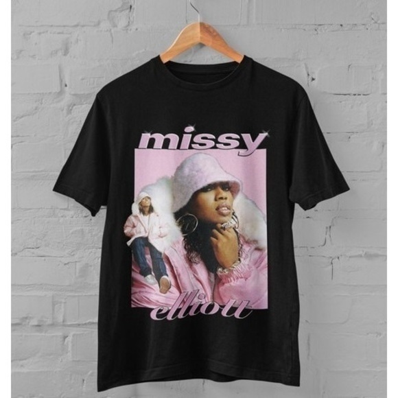 LaNess Other - Missy Elliott Vintage Shirt-90s Retro Vintage Singger T-shirt